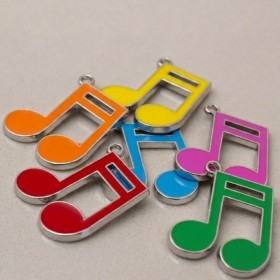 Nota Musicale Colorata