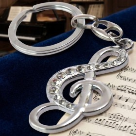 Chiave di Violino con Strass