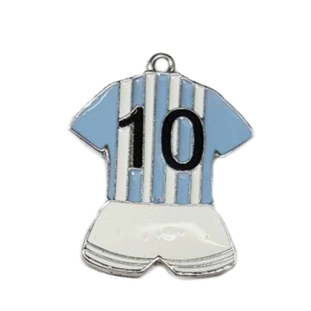 Completo Calcio Napoli Maradona ciondolo in metallo collezione Sport